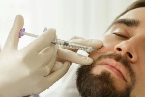 Man getting Botox in London